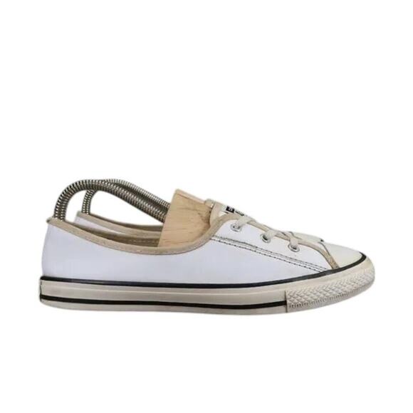 Converse Shoes Womens 7 Sneakers All Star Low Top Slip On Flats White Casual - Picture 14 of 14